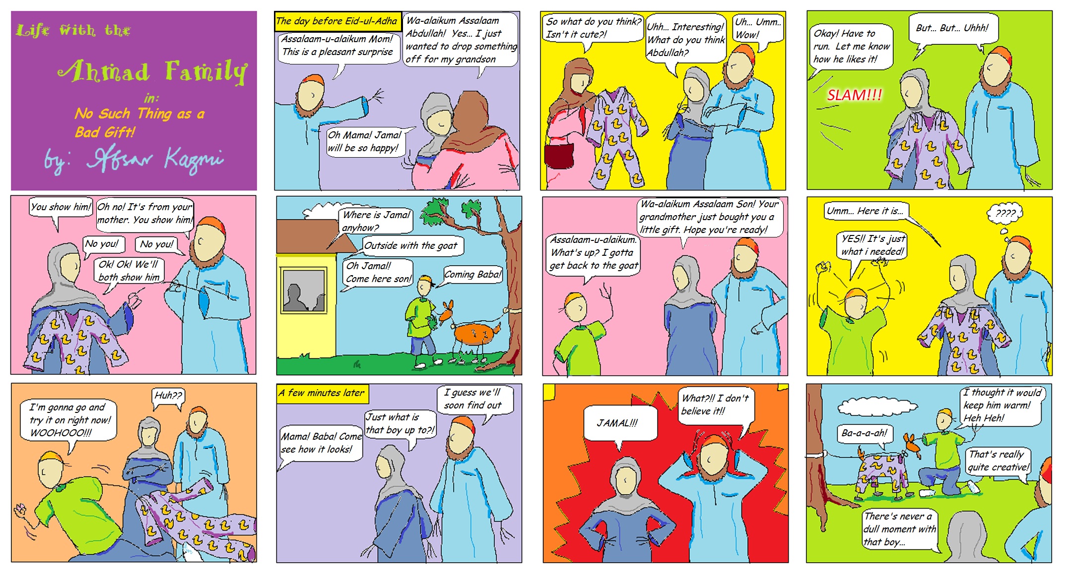 Muslim Kids Read  Fun comics, stories, & illustrations 