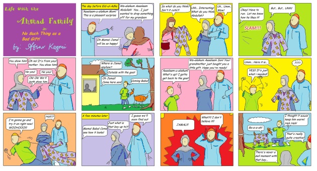 Ahmad Family Comics - No Such thing as a Bad 'Eid Gift